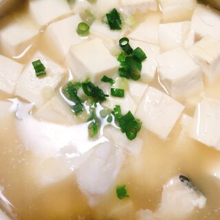 鱈と豆腐の味噌鍋